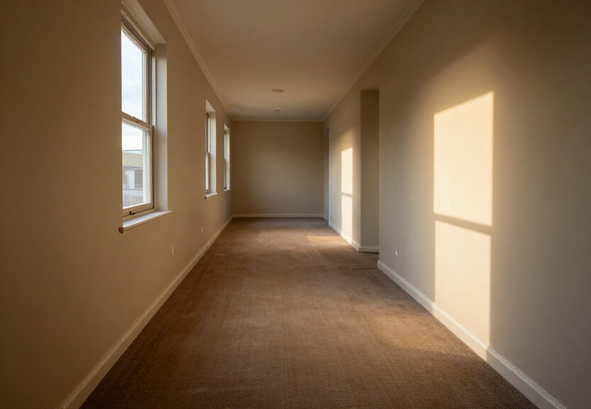 Restored living room in Narraweena after flood restoration